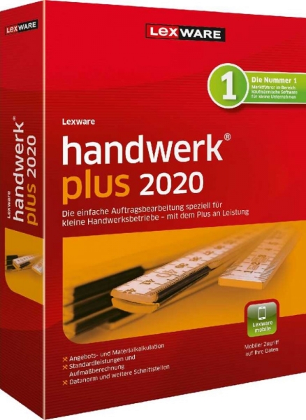 Lexware Handwerk Plus 2020, 365 dagen looptijd, downloaden