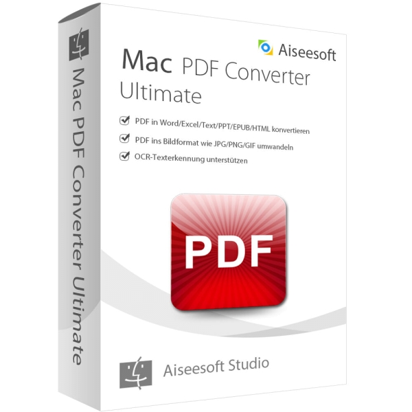 Aiseesoft PDF Converter Ultimate (Version 2017) - lebenslange Lizenz