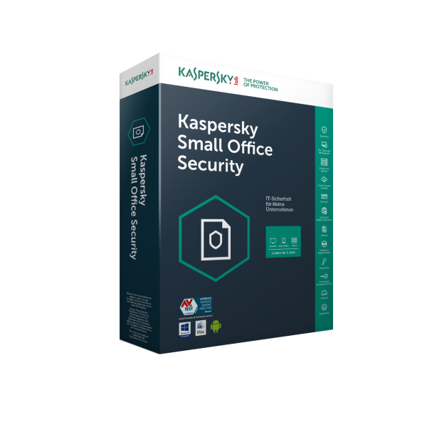 Kaspersky Small Office Security 6 (2019), 15 apparaten + 15 mobiele + 2 servers - 1 Jaar- volledige versie