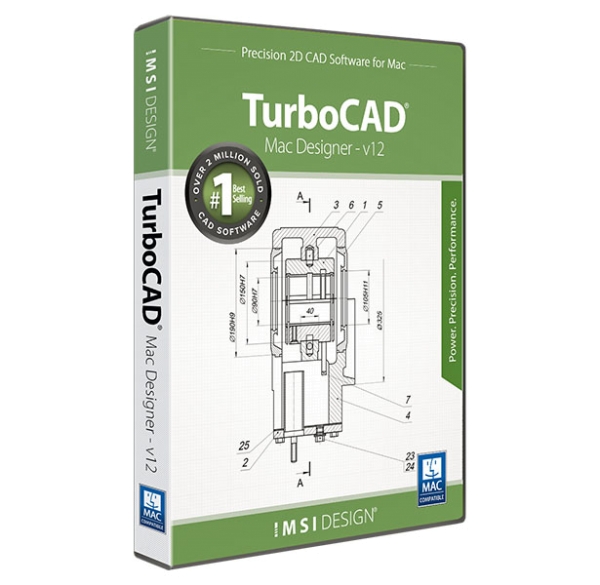 TurboCAD Mac Designer 2D V12, English