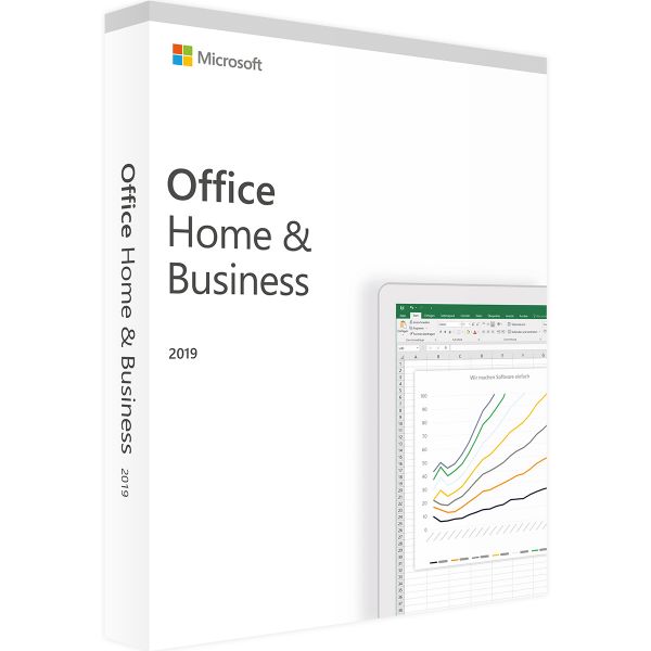 Microsoft Office 2019 Home en Business Mac, Download, ESD