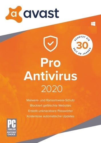 Avast Antivirus Pro 2020 inclusief upgrade naar Premium Security