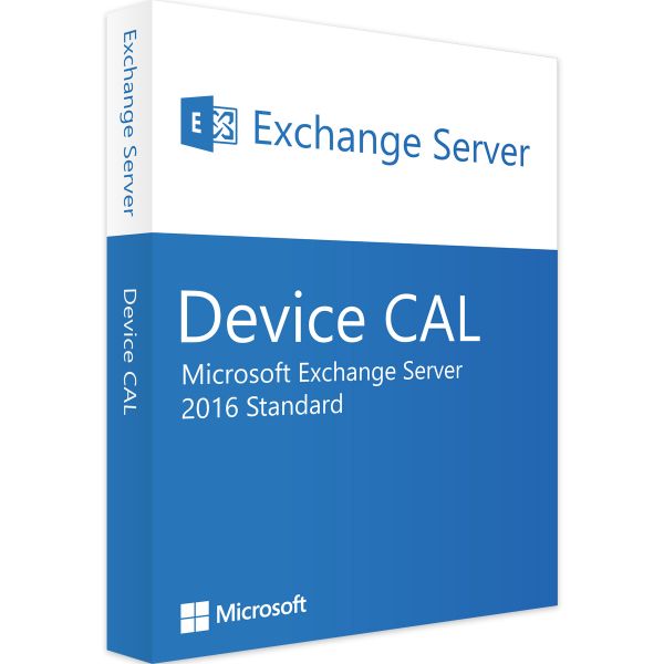 Microsoft Exchange Server 2016 Standaard, 1 apparaat CAL