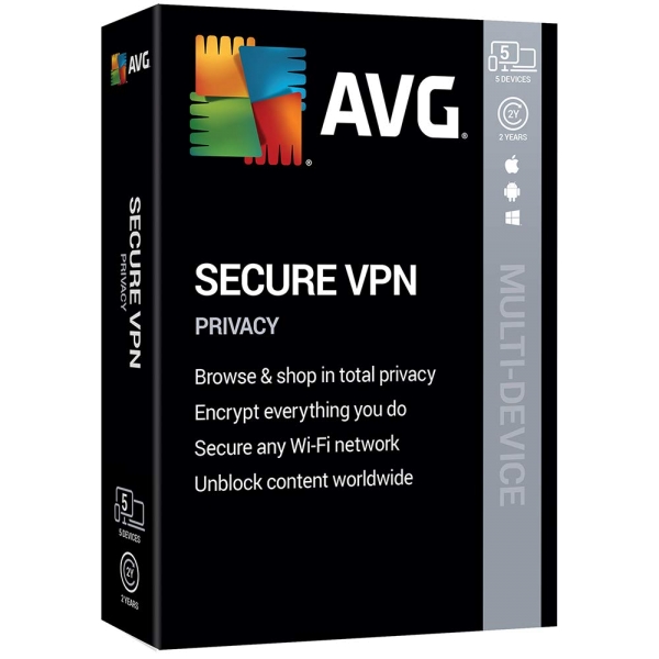 AVG Secure VPN 2020, 1-2 jaar, downloaden