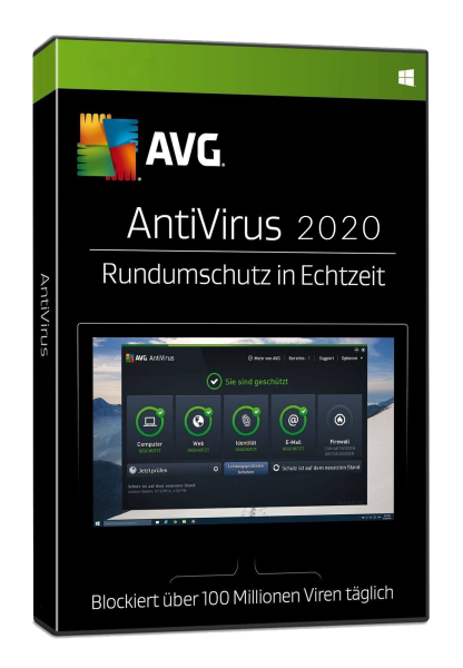 AVG Antivirus 2020 volledige versie 1 Jaar