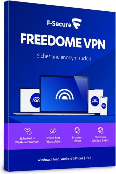 F-Secure Freedome VPN 2021, 1 jaar, meerdere apparaten/mobiele